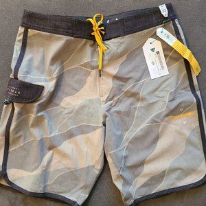 VISSLA camo board shorts